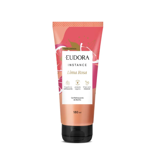 Gel Refrescante de Banho Instance Lima Rosa 180ml - Eudora