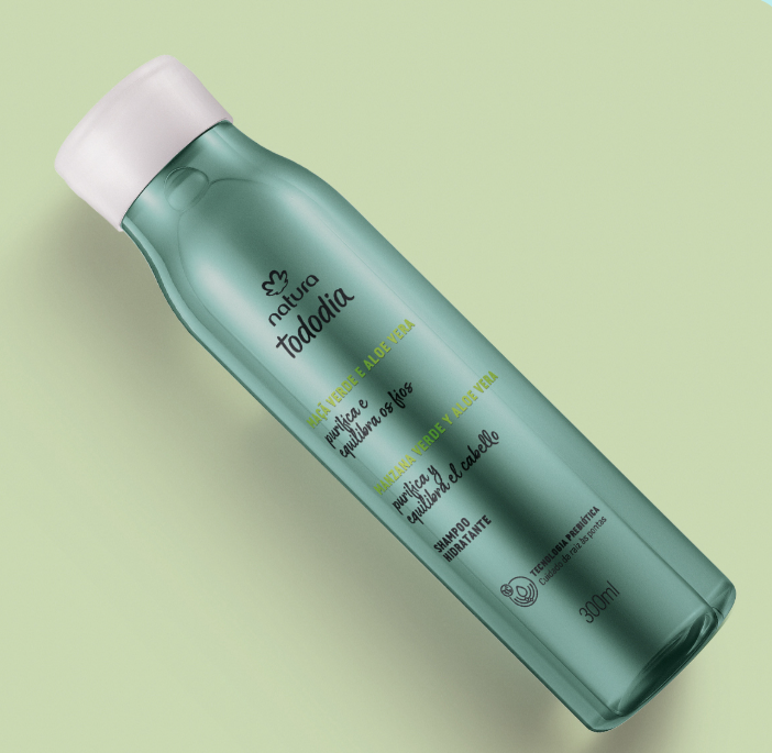 Tododia Shampoo Hidratante Maçã Verde e Aloe Vera 300 ml - Natura