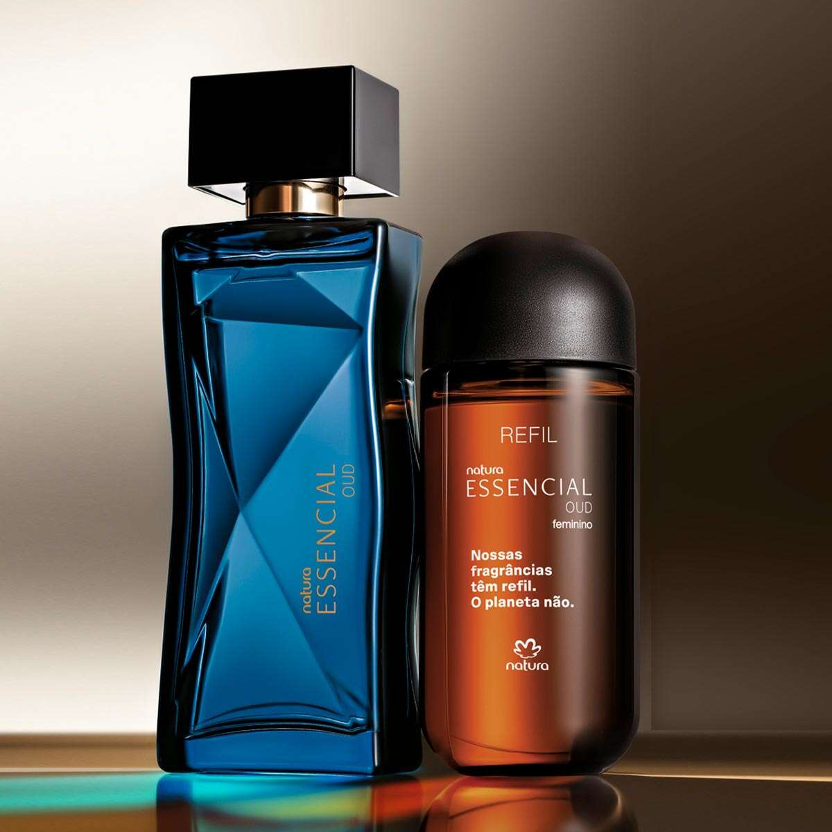 Refil Essencial Oud Feminino 100 ml - Natura