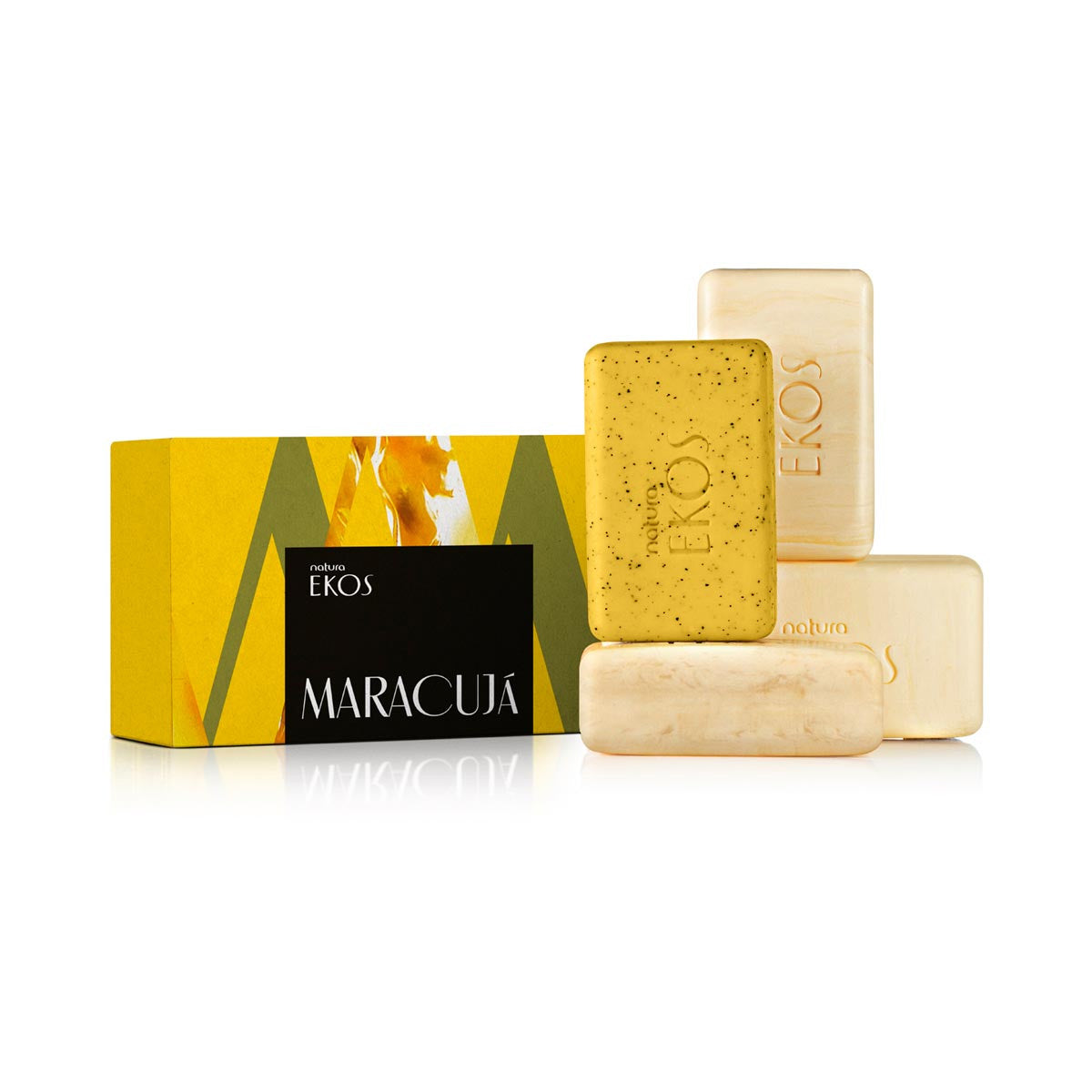 Sabonete em Barra Puro Vegetal Cremoso e Esfoliante Ekos Maracujá 100g - Natura