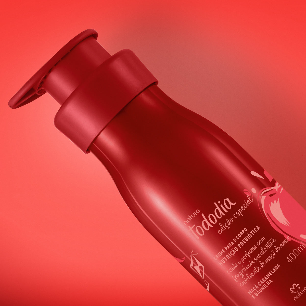 Creme Nutritivo para o Corpo Tododia Maça Caramelada e Baunilha 400ml - Natura
