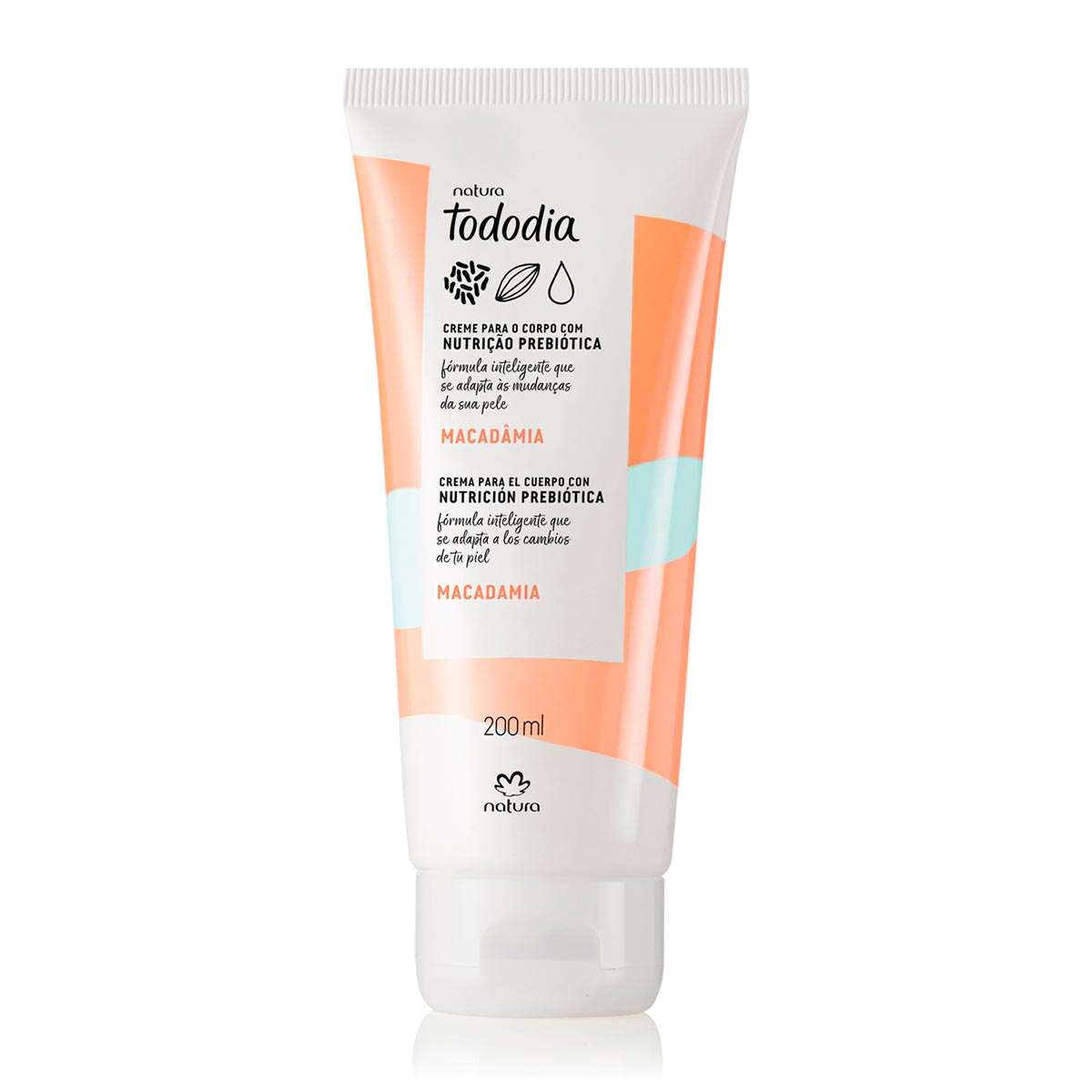 Creme Desodorante Nutritivo para o Corpo Tododia Macadâmia 200ml - Natura