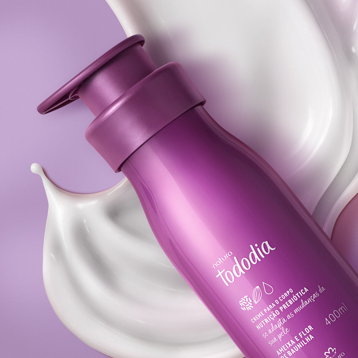 Creme Nutritivo para o Corpo Tododia Ameixa e Flor de Baunilha 400ml - Natura