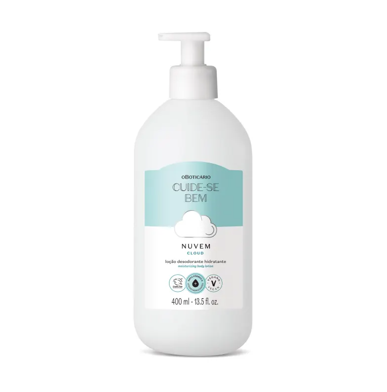 Loção Hidratante corporal Cuide - se Bem Nuvem 400ml - oBoticário