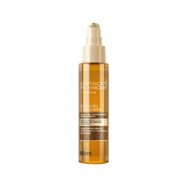 Óleo de Tratamento Hidratante Argan e Coco Advance Techniques 90ml - Avon