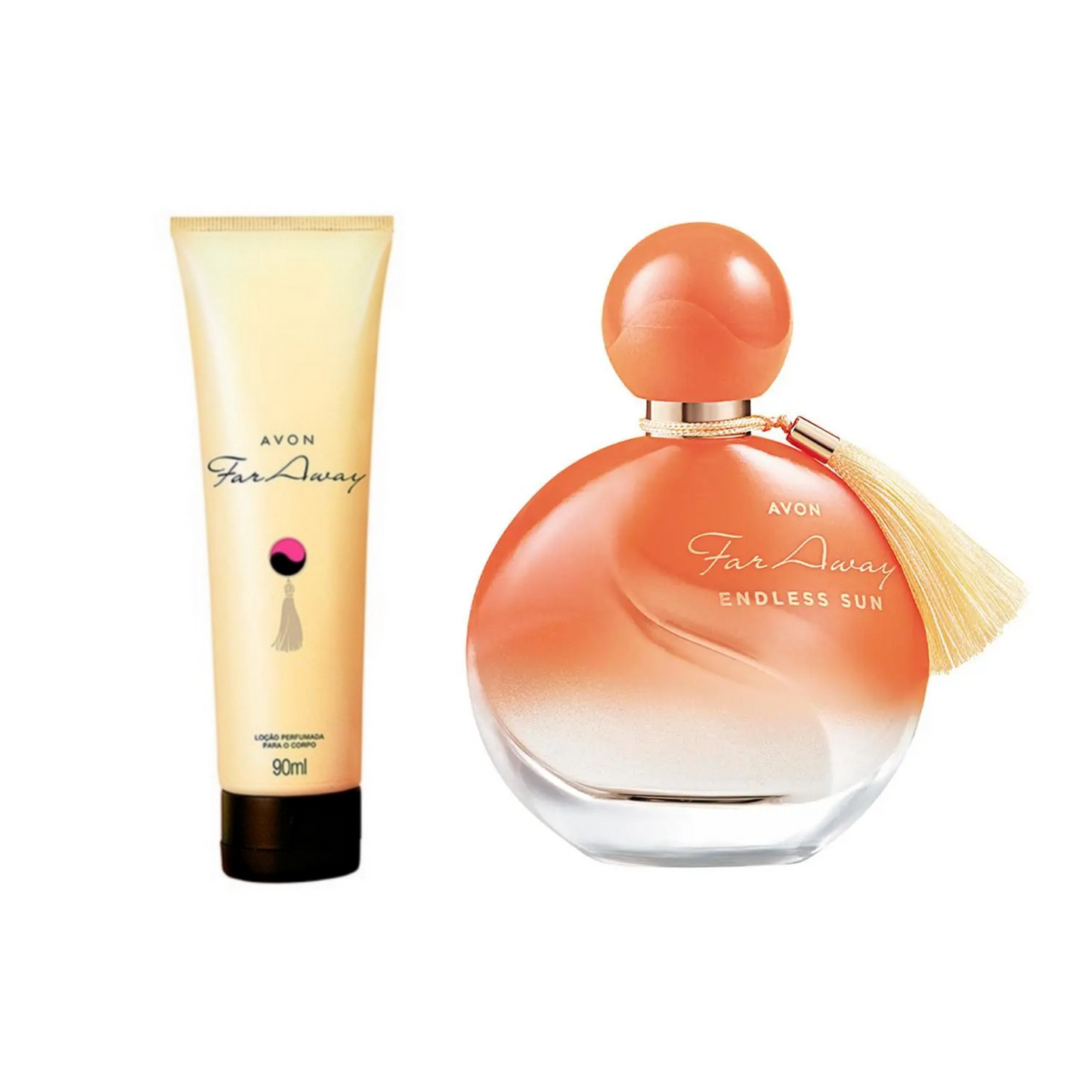 Kit Far Away Colônia Endless Sun (50ml) + Loção Perfumada Corporal (90ml)