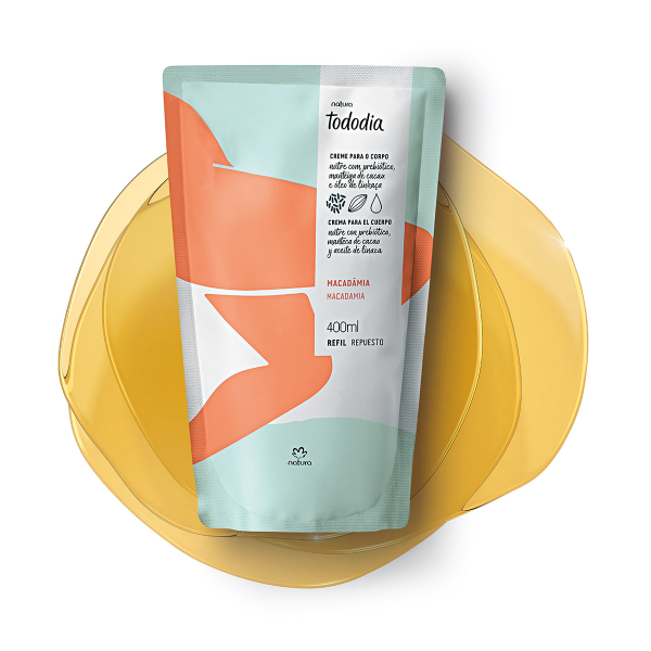 Creme Nutritivo Tododia 400ml Refil Macadamia