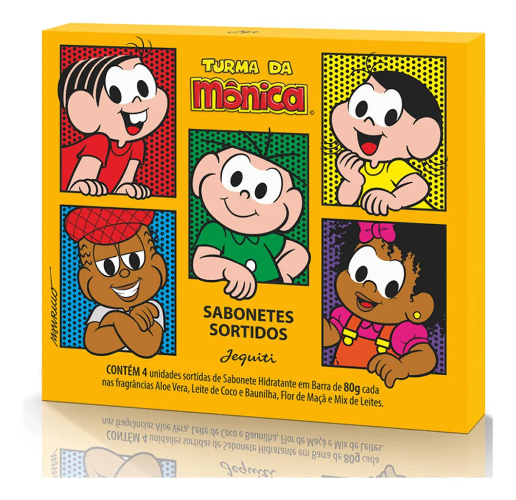 Kit Turma da Mônica Colônia + Sabonetes Sortidos Jequiti