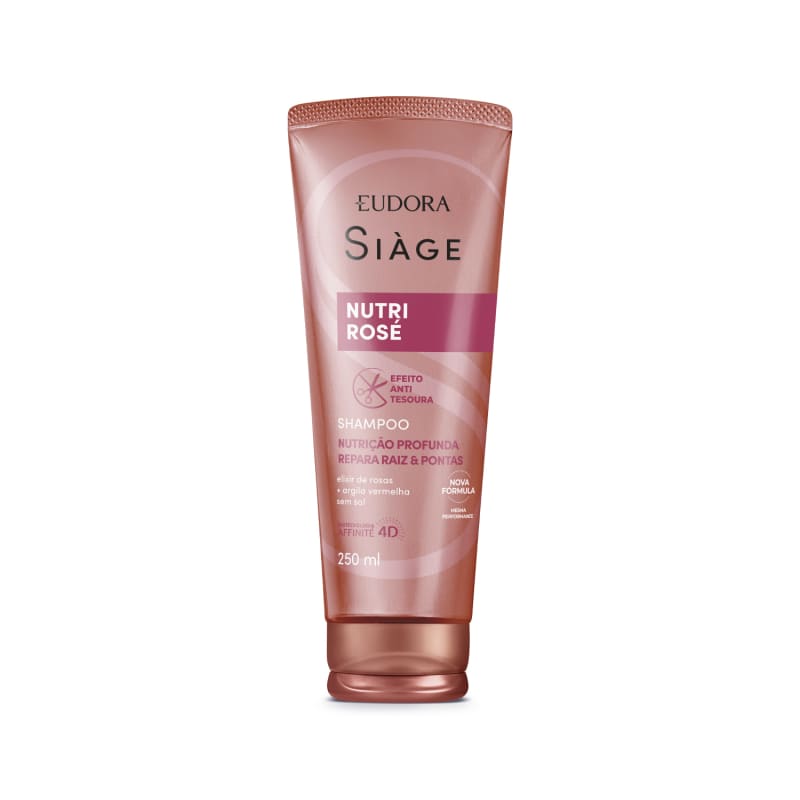 Combo Nutri Rosé Siàge: Shampoo 250ml + Condicionador 200ml
