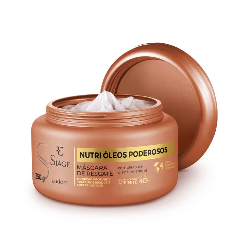 Máscara Capilar Siàge Nutri Óleos Poderosos 250g - Eudora