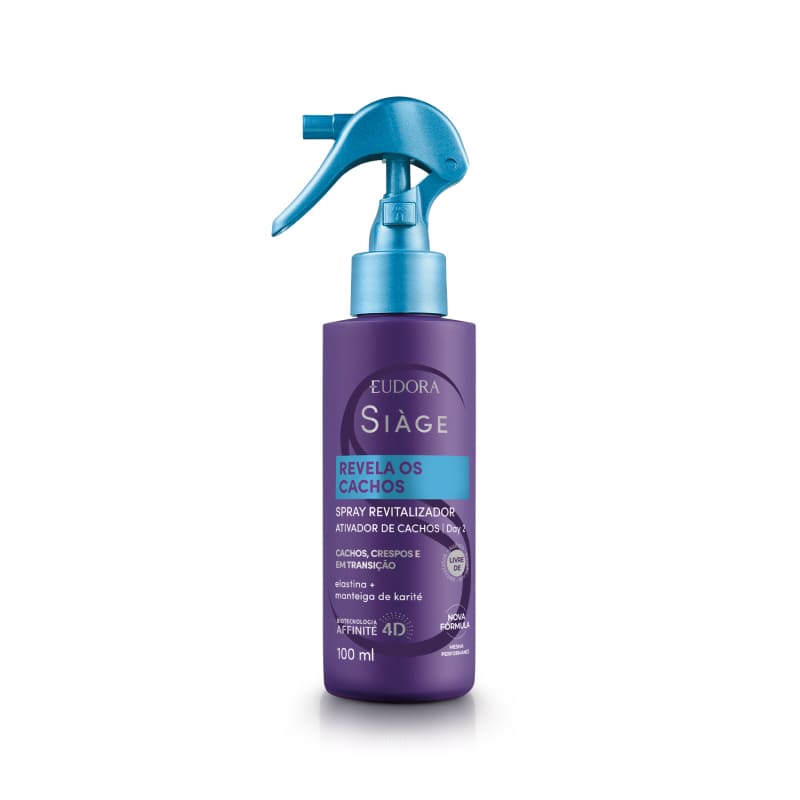 Spray Capilar Revitalizador Siàge Revela Os Cachos 100ml - Eudora