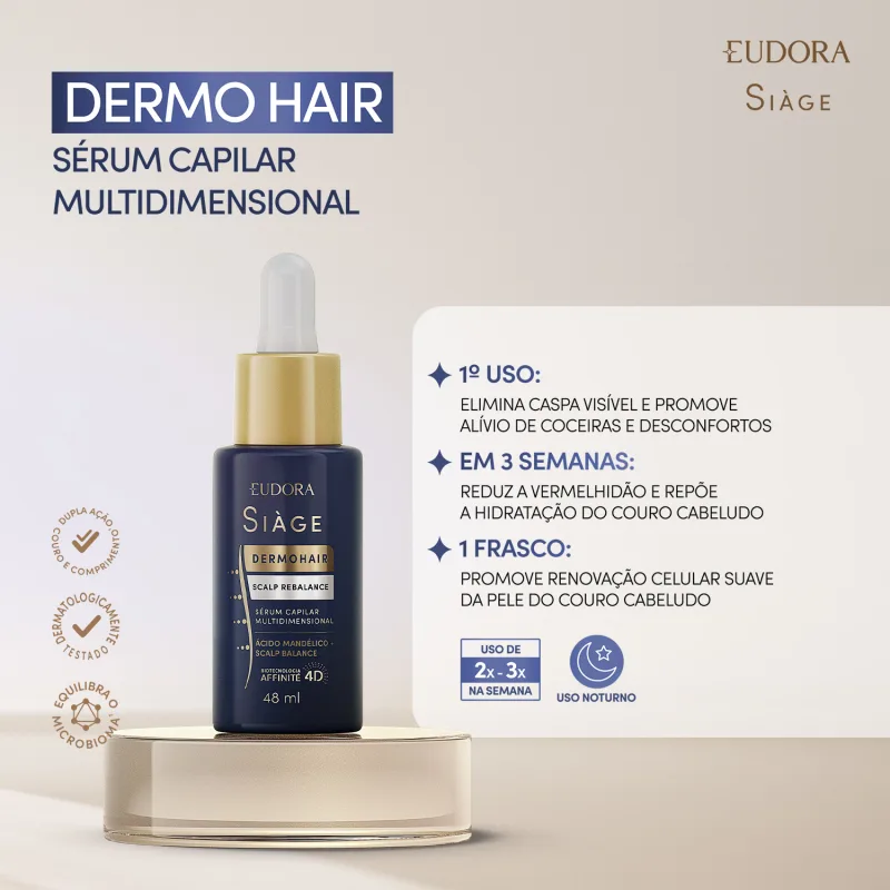 Sérum Capilar Multidimensional Siage Dermo Hair Scalp Rebalance 48ml