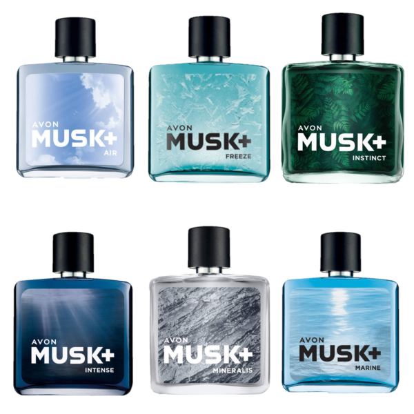 Musk + Intense Deo Colônia 75ml - Avon