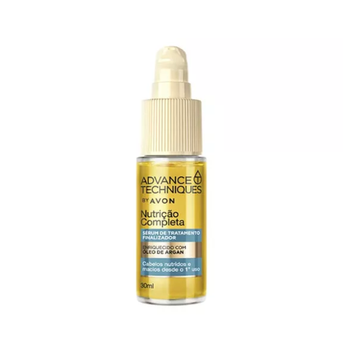 Sérum de Tratamento Finalizador Nutrição Completa com Óleo de Argan Advance Techniques 30ml