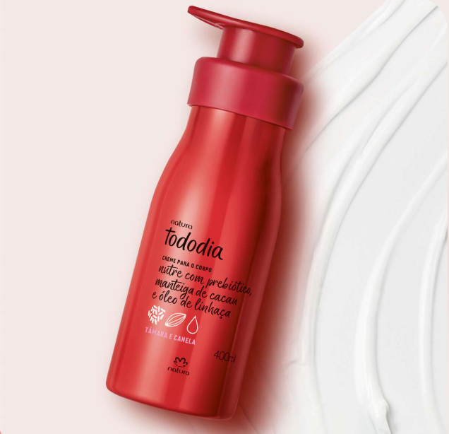 Creme Desodorante Nutritivo para o Corpo Tododia Tâmara e Canela 400ml - Natura