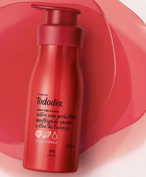 Creme Desodorante Nutritivo para o Corpo Tododia Tâmara e Canela 400ml - Natura