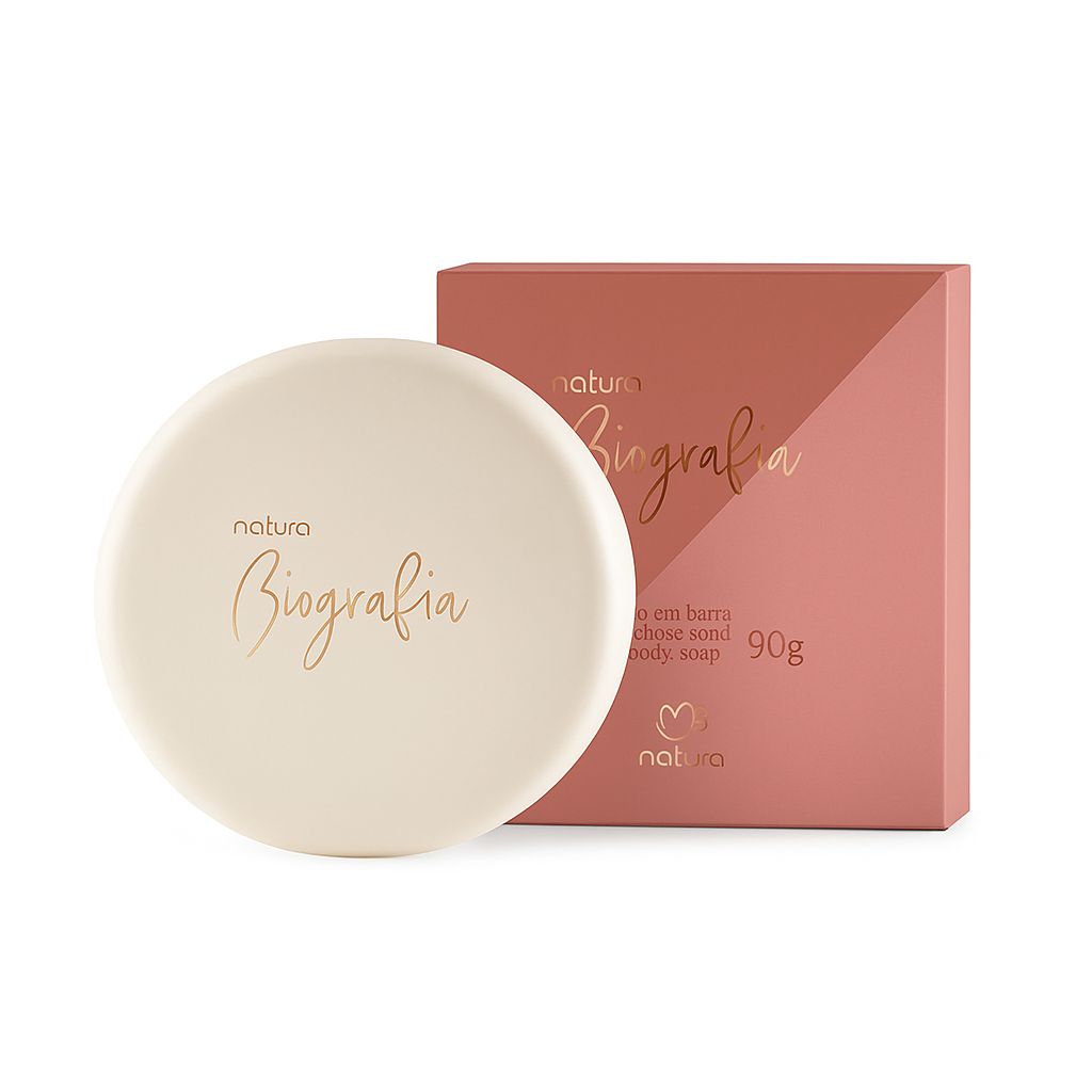 Sabonete em barra Biografia Faminino 90g - Natura