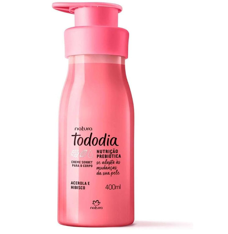 Creme Nutritivo Corporal Natura Tododia Acerola e Hibisco 400ml - Natura