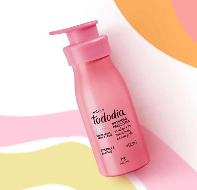 Creme Nutritivo Corporal Natura Tododia Acerola e Hibisco 400ml - Natura