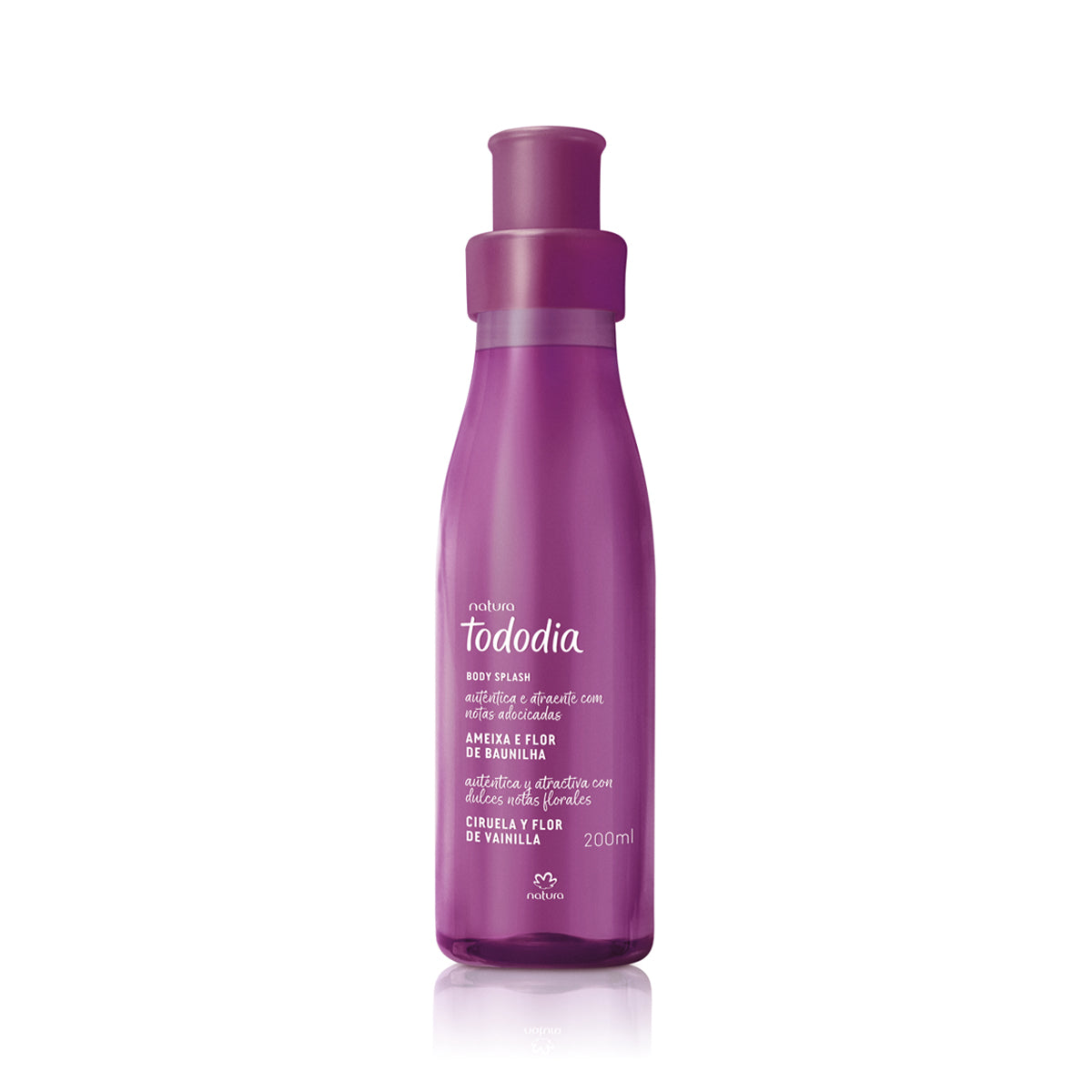 Body Splash Tododia Ameixa e Flor de Baunilha 200ml - Natura