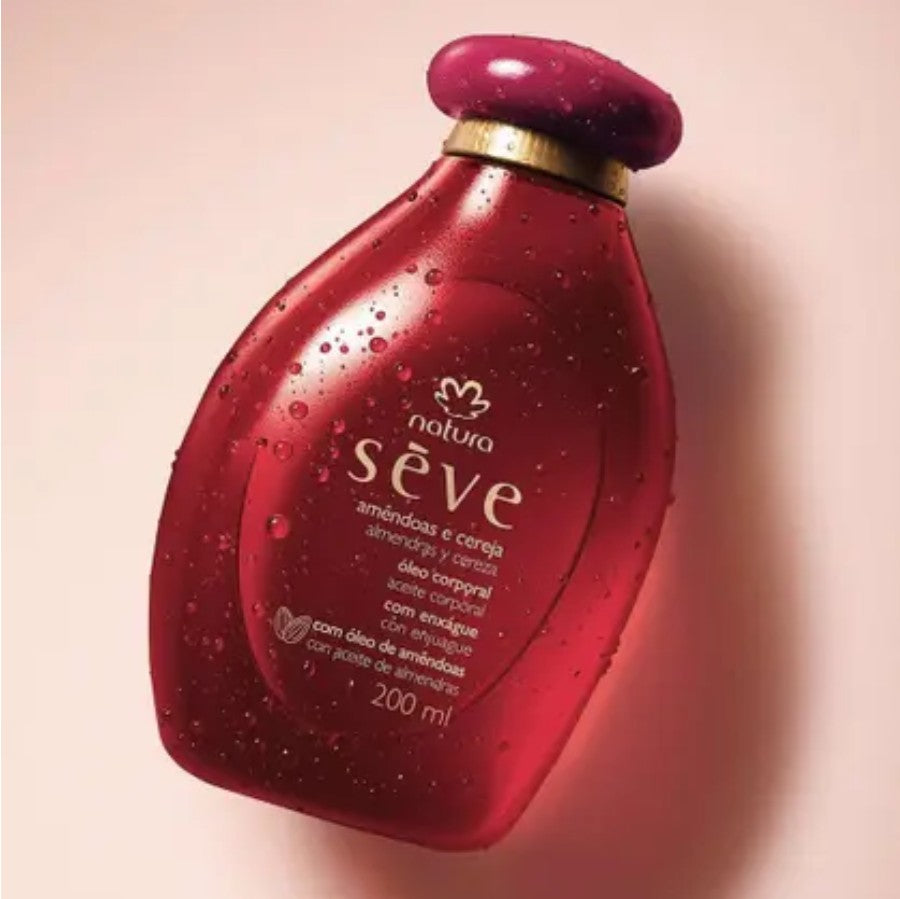 Óleo Corporal Sève Amendoas e Cereja 200ml - Natura