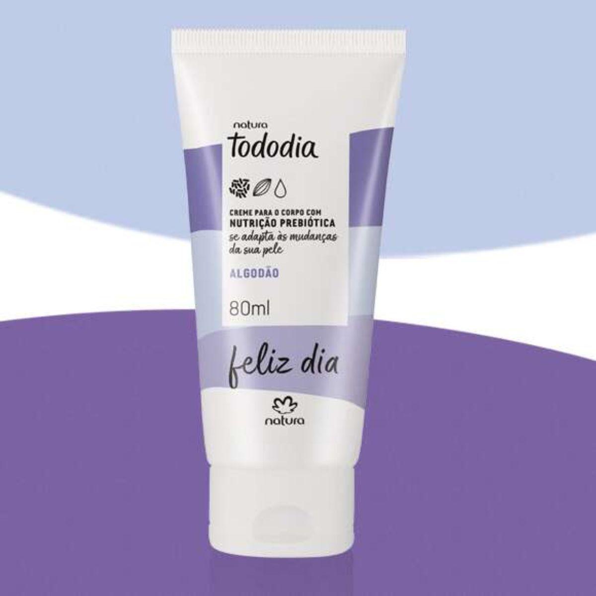 Creme Desodorante Nutritivo para o Corpo Tododia Algodão 80ml - Natura