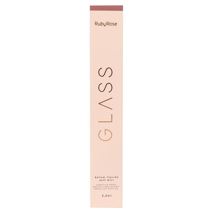 Batom Liquido Soft Blur Glass 3,3ml - RubyRose