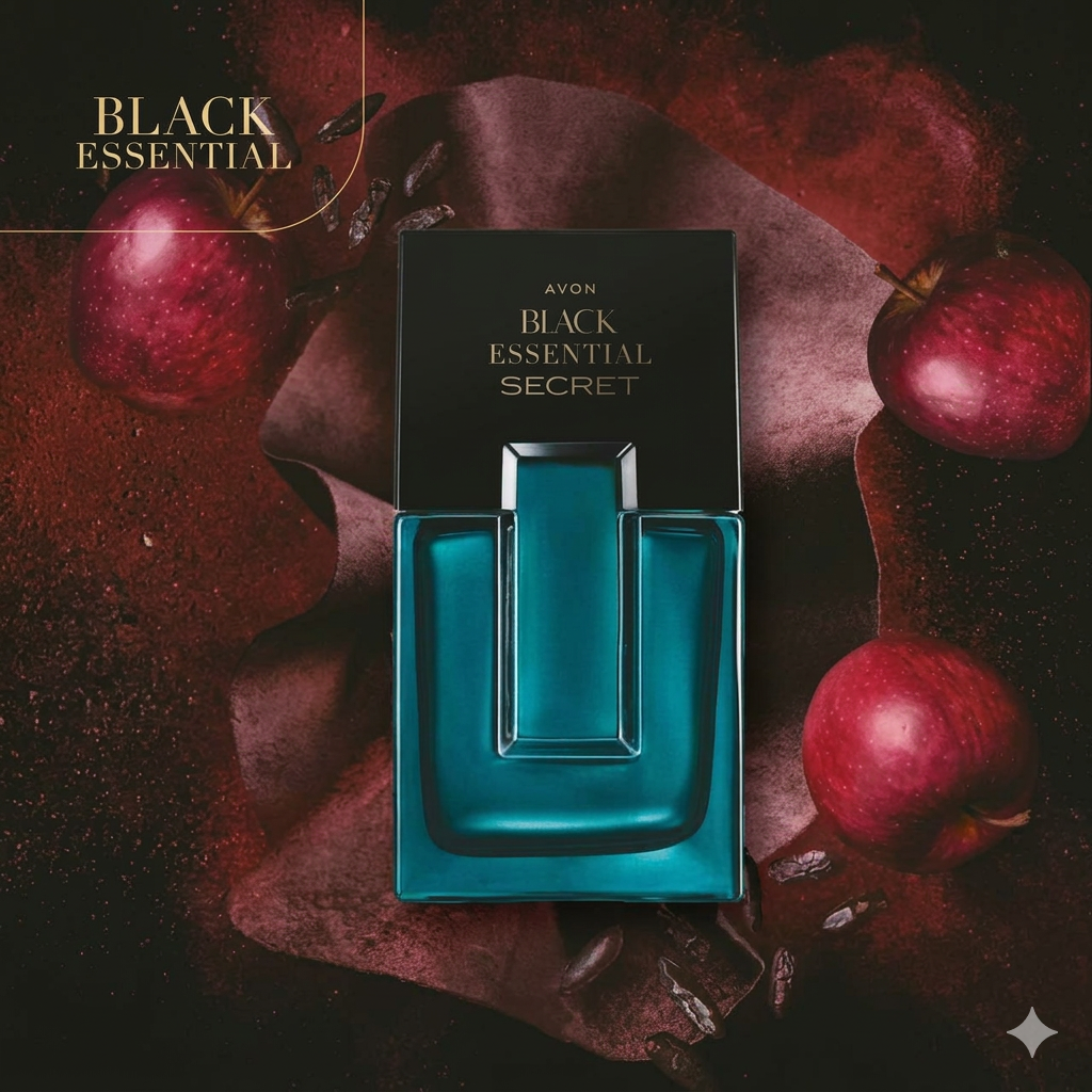 Black Essential Secret Deo Colônia 100ml - Avon