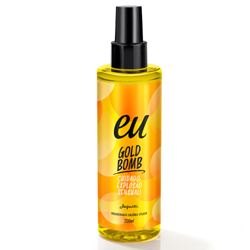Presente Eu Gold Bomb Body Splash + Loção Hidratante