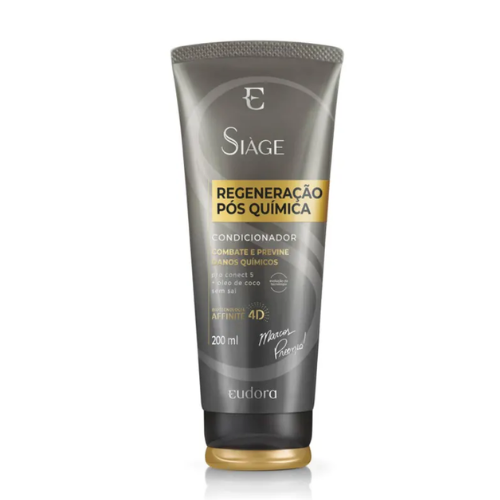 Combo Siàge Regeneração Pós Quimica Shampoo (250ml) + Condicionador (200ml) - Eudora