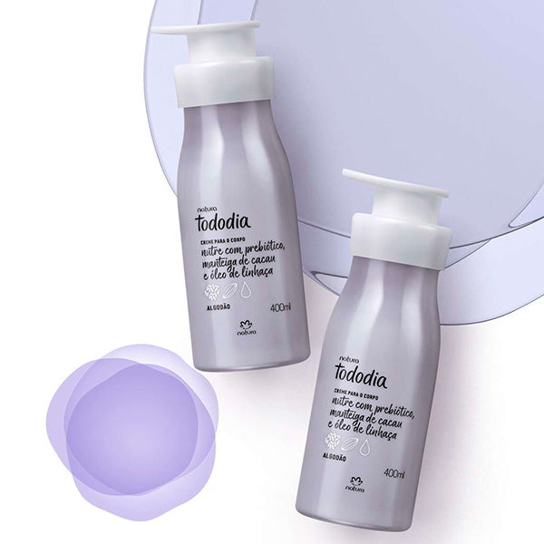 Creme Desodorante Nutritivo Para o Corpo Tododia Algodão