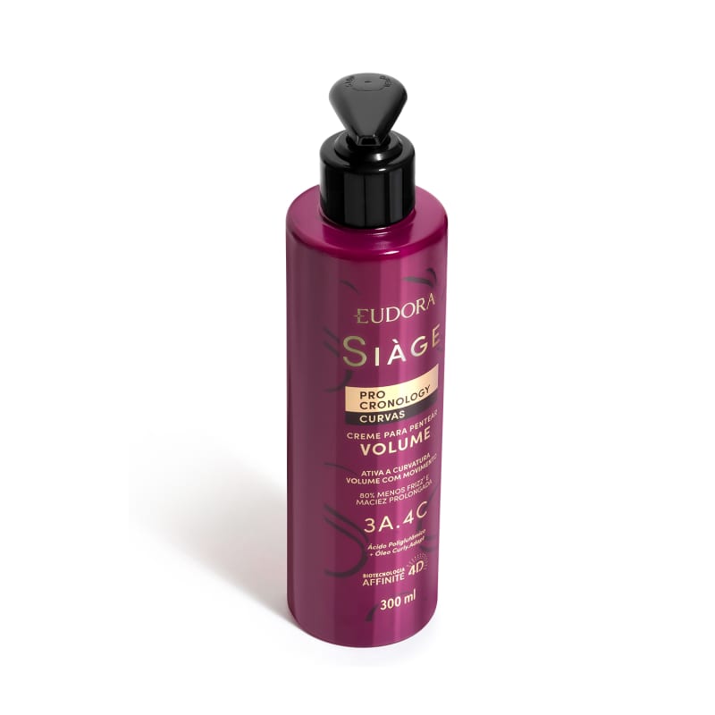 Creme para Pentear Volume Siàge Pro Cronology Curvas 300ml Eudora
