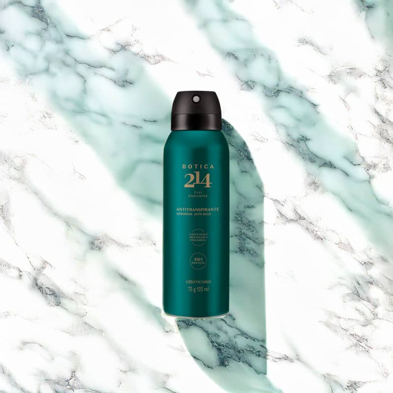 Desodorante Antitranspirante Aerossol Botica 214 Fiji Paradise 125ml - o Boticário