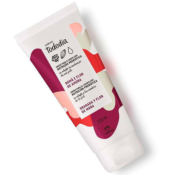 Creme Desodorante Nutritivo Para o Corpo Tododia Romã e Flor de Amora Natura