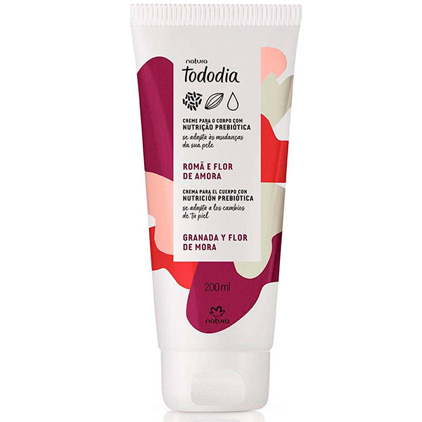 Creme Desodorante Nutritivo Para o Corpo Tododia Romã e Flor de Amora Natura