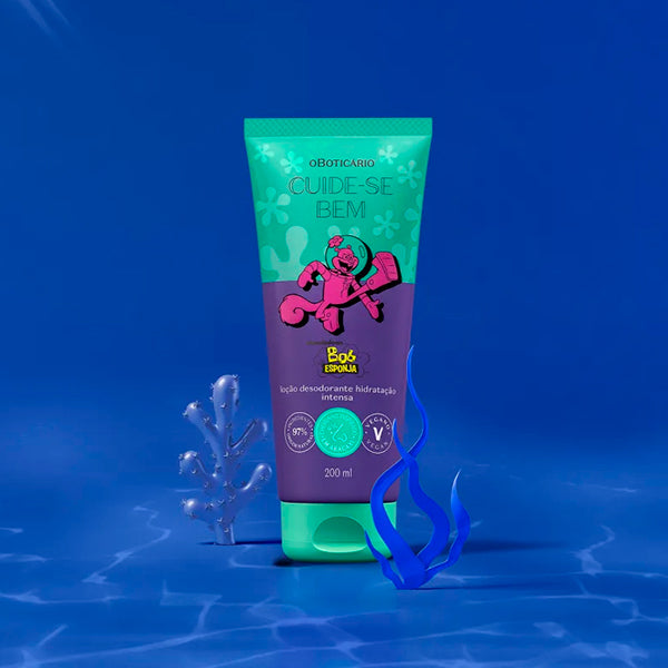 Loção Desodorante Hidratante Cuide-se Bem Bob Esponja Sandy Bochechas 200ml - O Boticário