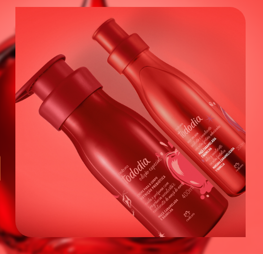 Kit Tododia Maçã Caramelada e Baunilha (Creme Hidratante + Body Splash) - Natura