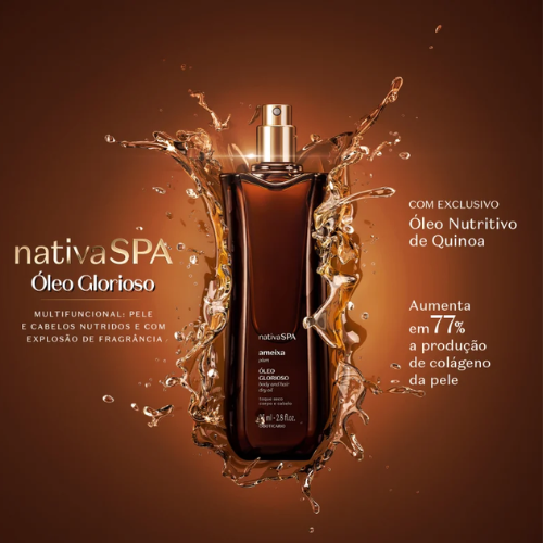 Óleo Multifuncional Glorioso Nativa SPA Ameixa