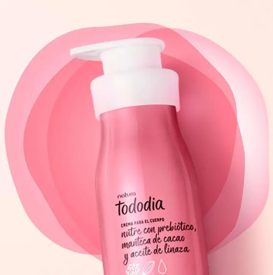 Creme Nutritivo para o Corpo Framboesa e Pimenta Rosa Tododia 400ml - Natura