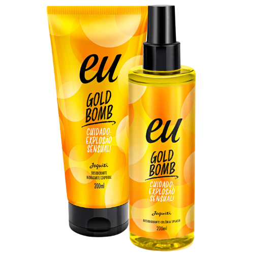 Presente Eu Gold Bomb Body Splash + Loção Hidratante
