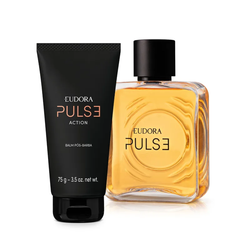 Kit Eudora Pulse: Colônia + Balm Pós-Barba - Eudora