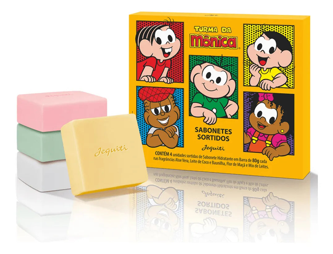 Kit Turma da Mônica Colônia + Sabonetes Sortidos Jequiti
