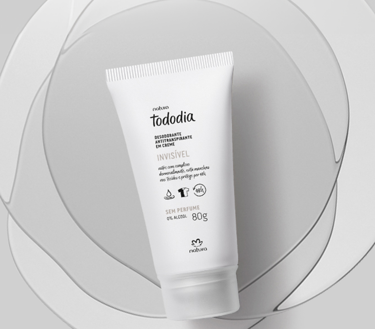 Tododia Desodorante em Creme Sem Perfume 80g - Natura