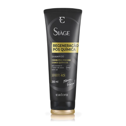 Combo Siàge Regeneração Pós Quimica Shampoo (250ml) + Condicionador (200ml) - Eudora