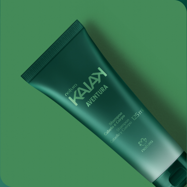 Shampoo Cabelo e Corpo Kaiak Aventura 125ml - Natura