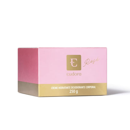 Creme Acetinado Desodorante Hidratante Corporal Eudora Rosé 250g - Eudora