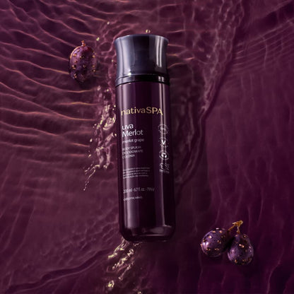 Body Splash Desodorante Colônia Nativa Spa Uva Merlot 200ml - o Boticário