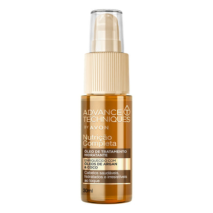 Óleo de Tratamento Hidratante Argan e Coco Advance Techniques By Avon 30ml
