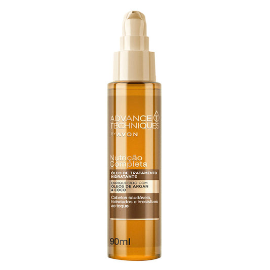 Óleo de Tratamento Hidratante Argan e Coco Advance Techniques By Avon 90ml
