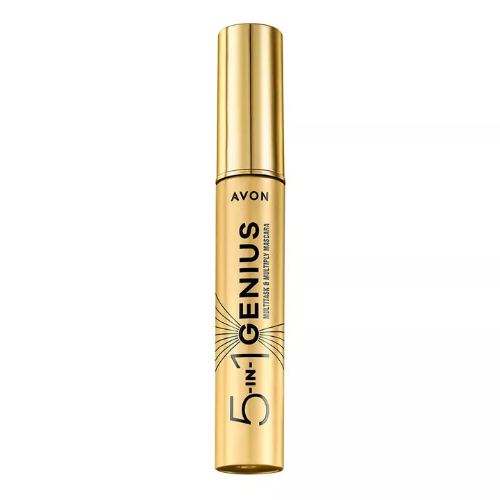 Máscara (Rímel) para Cílios Genius 5 em 1 Preta 10ml